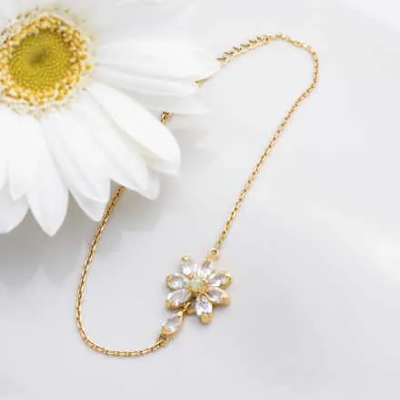 花占いマーガレットモチーフブレスレット